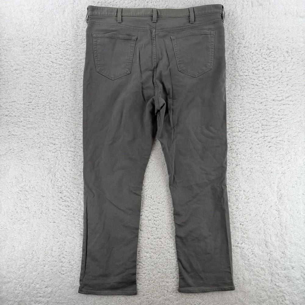 Banana Republic Traveler Pants Mens‎ 40x32 Gray Slim Fit Stretch Chino 5 Pocket